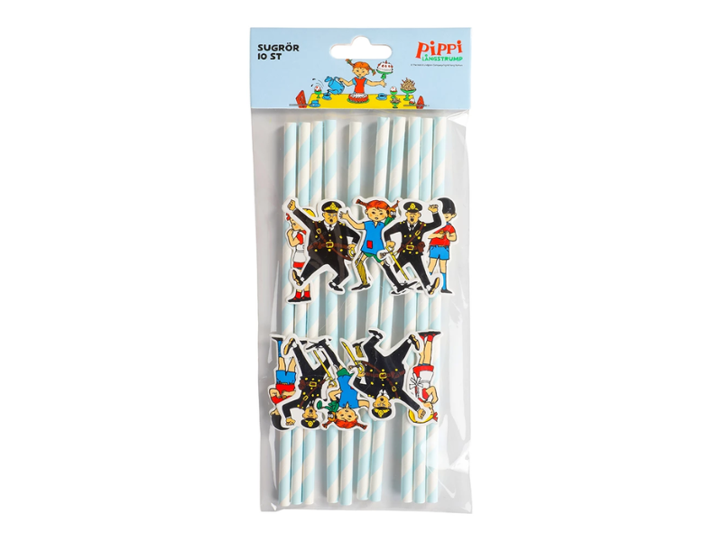Sugrör Pippi Långstrump 10-pack