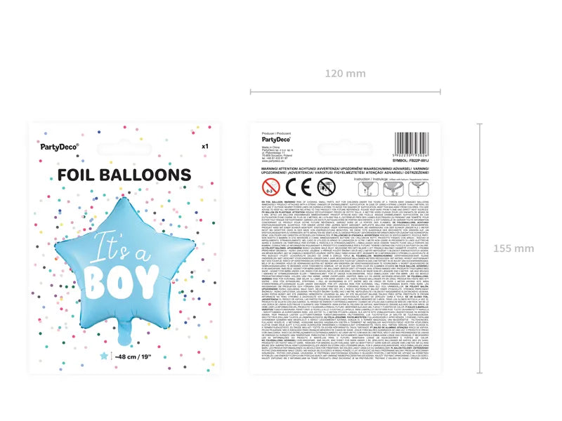 It´s a boy folieballong