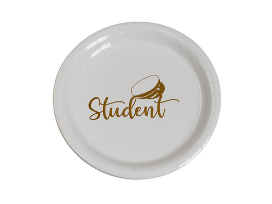 Papperstallrik student