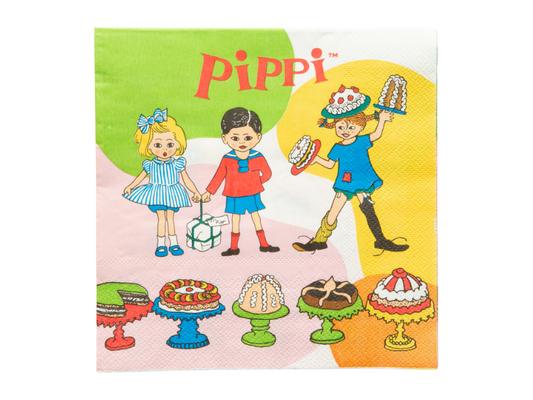 Servetter Pippi Långstrump 16-pack