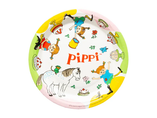 Papperstallrikar Pippi Långstrump 8-pack