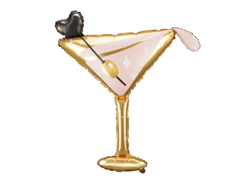 Folieballong cocktailglas