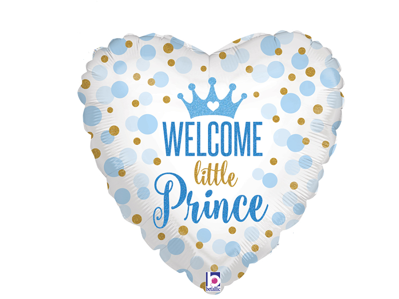 Folieballong Welcome little prince