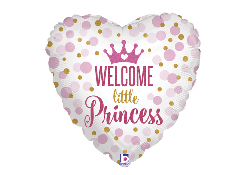 Folieballong Welcome little princess